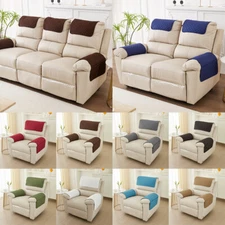 Recliner Headrest Cover Sofa Armrest Cover With Pockets Sofa Headrest Protector