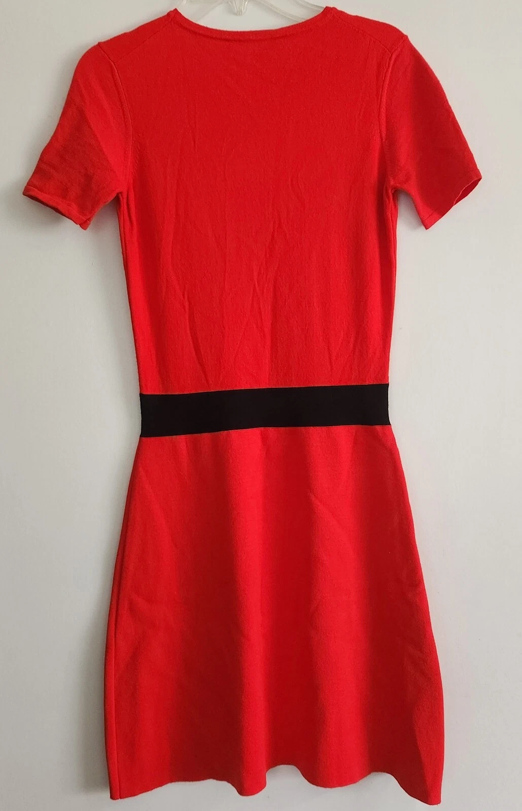 abito versus versace taglia small rosso nero maglia LEGGI