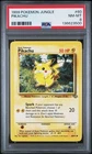 3P_058 Pokemon PSA 8 1999  Pikachu Common Jungle #60