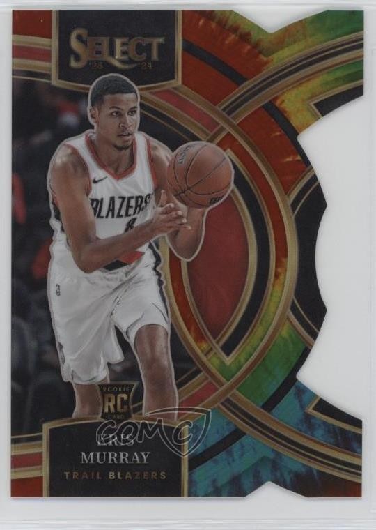 2023 Panini Select Premier Level Tie-Dye Prizm Die-Cut /25 Kris Murray Rookie RC