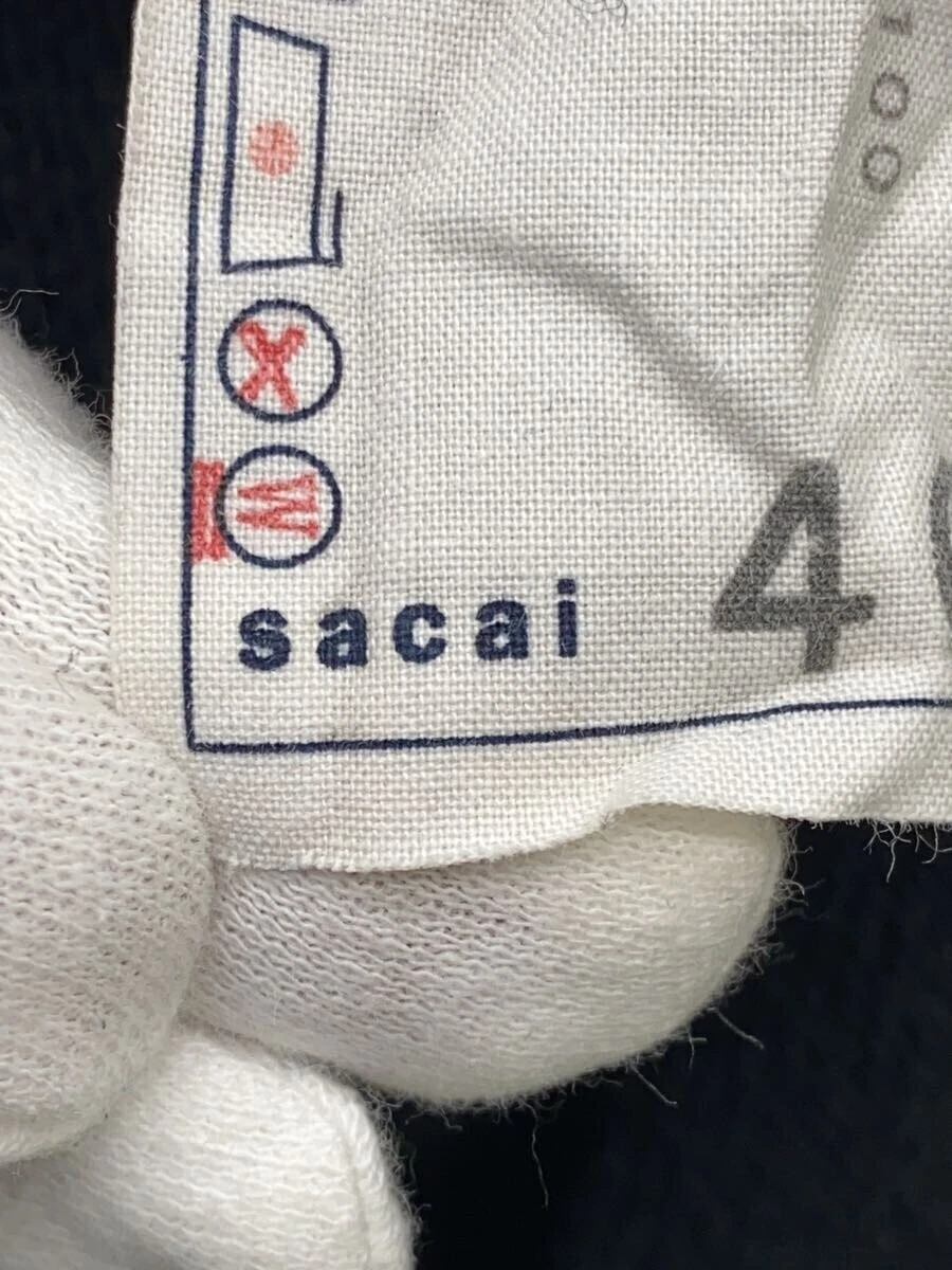 sacai felpa con cappuccio 3 cotone BLK 22 0401S