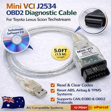 Mini Vci J2534 Obd2 Cable For Toyota Lexus Scion Techstream Ecu Diagnostics Mini Vci J2534 Obd2 Cable For Toyota Lexus Scion Techstream Ecu Diagnostics