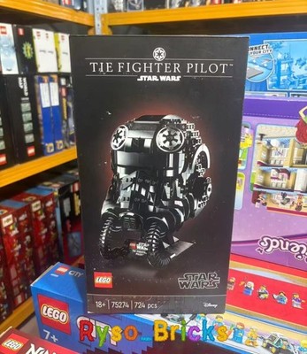LEGO 75274 TIE Fighter Pilot Helmet   Brand New, Sealed, Excellent Box