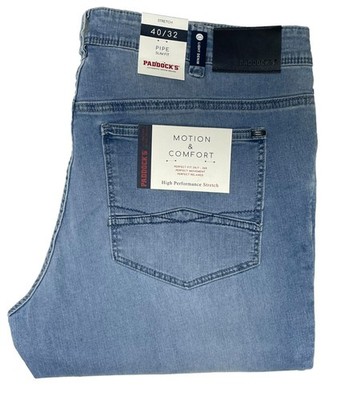 PADDOCKS Jeans Pipe W42/L34 Stretch Hellblau Jeans Motion & Comfort 2.Wahl