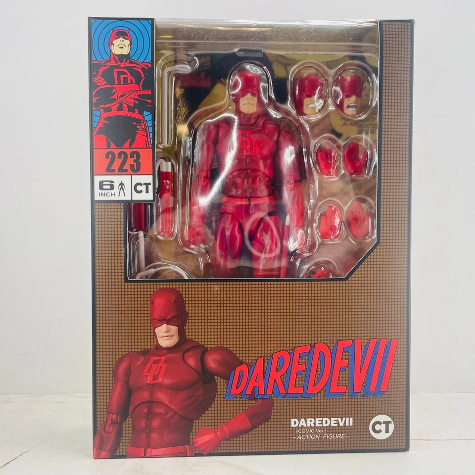 US STOCK! CT Toys No.223 Daredevil Comic Ver. 6in Action Figure Boxed Xmas Gift‌ - Image 2 of 4