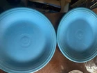 Fiesta Ware 10.5” Classic Peacock Blue Dinner Plate set of two