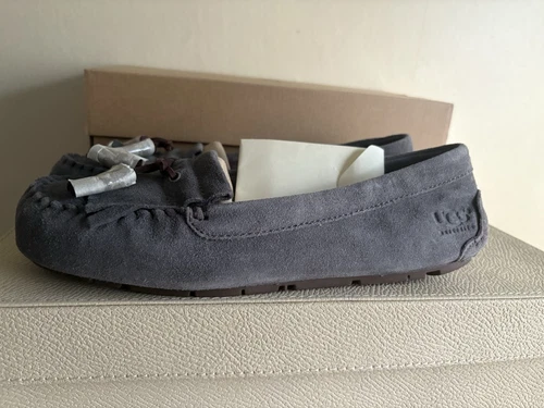 Scarpa pantofola Ugg Lizzy taglia 9 grigia nuova con etichetta