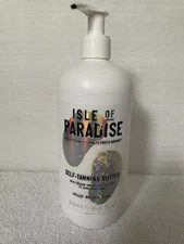 Isle of Paradise Self-Tanning Butter Hello Golden Glow 16.9 oz READ