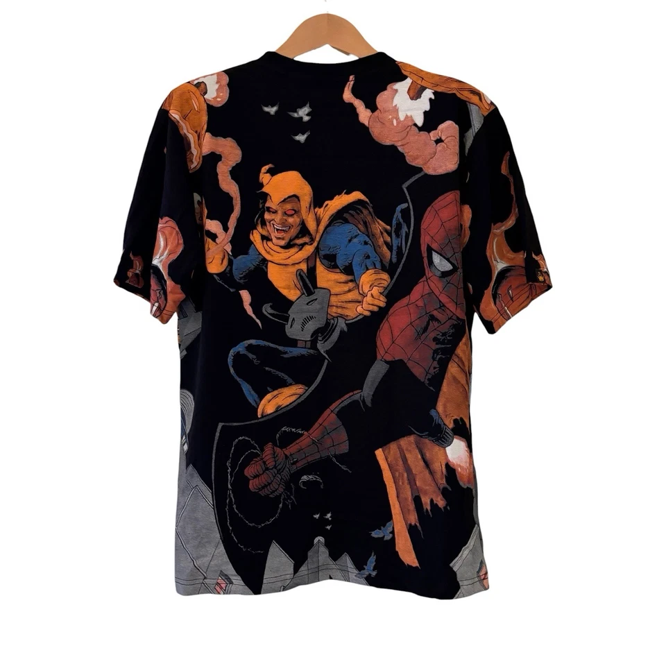 Camiseta Green Goblin Hob Spider-Man AOP Estampado Completo Talla XL Marvel Comics Foto 2 de 4