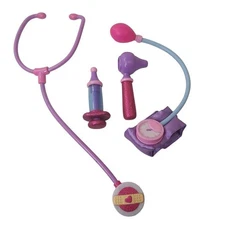 Lot of 4 Disney Jr Doc McStuffins Doctor Nurse Kit Medical Tools Sound Glitter