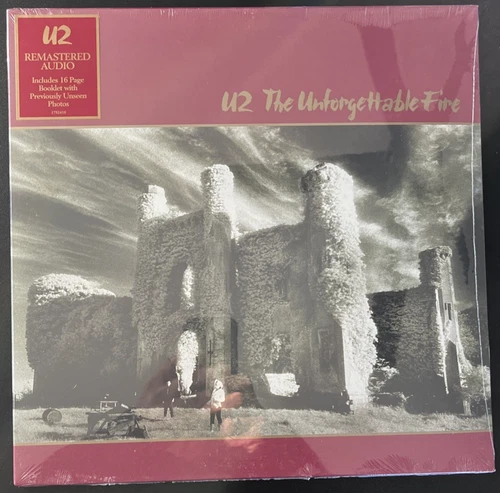 U2 THE UNFORGETTABLE FIRE VINYL LP UK IMPORT 180 GRAM W/ BOOKLET NEW SEALED MINT