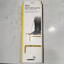 New Sklz Golf Pro Putting Gates Black/yellow Putt Path Aids Better Than PuttOUT!