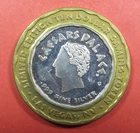 $10 Gaming Token - .6 oz. .999 silver center. Caesars Palace. (126095)
