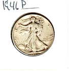 1946 P Silver Standing Liberty 50 Cent HALF-DOLLARS FULL RIMS UNGRADED