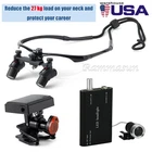 4.0 X Dental Ergo Loupes Medical Surgical Magnifier Binocular/5W LED Head Light