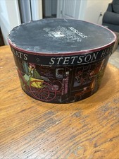 Stetson Hat Box Charles Dickens City Scenes Original USA Product