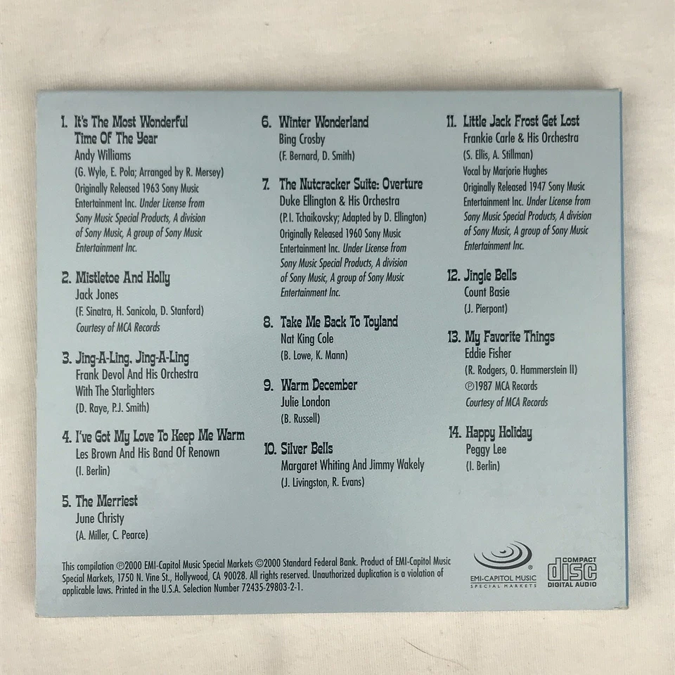 Standard Federal Bank Swing In The New Year CD Holiday Music Classic Foto 2 de 4