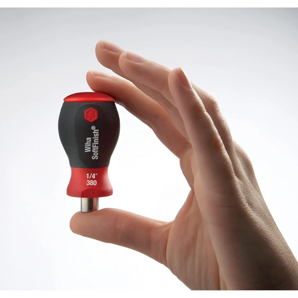 Wiha 38048 Stubby Screwdriver With Six-In-One Insert Bits, Multi-Bit Multi  - Image 4 of 4