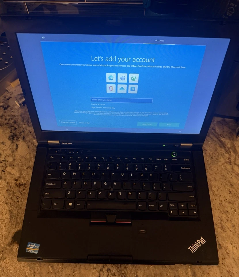 Ноутбук Lenovo ThinkPad T430 Windows 8 14 дюймов Core i5, 4 Гб, твердотельный накопитель 120 Гб, DVD RW - Изображение 3 из 4