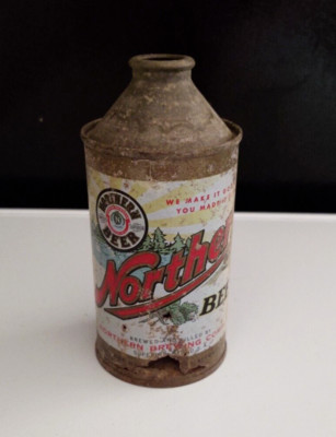 1950 Northern Beer 12oz 175-17 High Profile Cone Top Superior Wisconsin