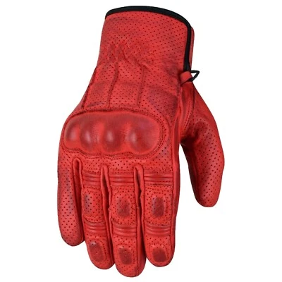 B:O:S Motorrad Leder Handschuhe Motorrad Handschuhe Custom Motorrad Handschuhe Neu