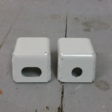 Weld On Steering Rack & Pinion Mounting Brackets Set IFS Pro Touring Mustang II