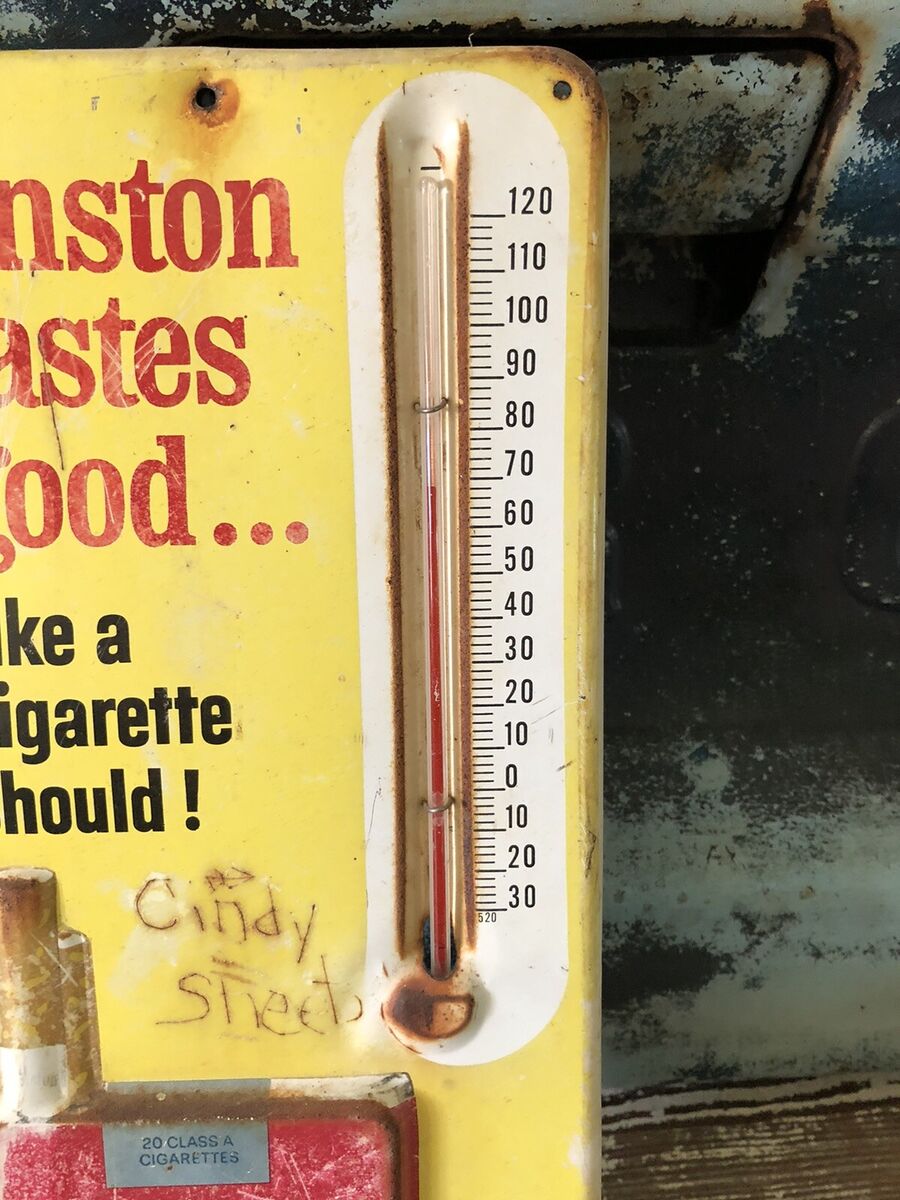 Vintage Thermometer Advertising Winston Cigarettes Works | eBay Vintage Thermometer Advertising Winston Cigarettes Works | eBay