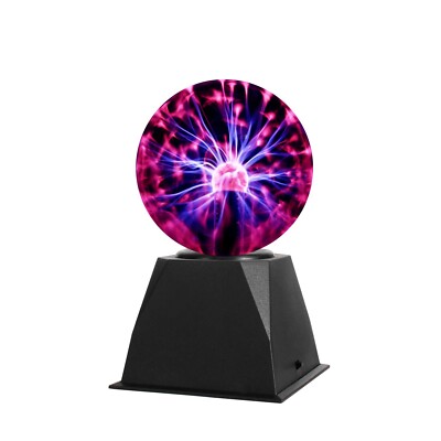 Gresus 5 Inch Plug-in Magic Plasma Ball Lamp - Touch & Sound Sensitive Intera...