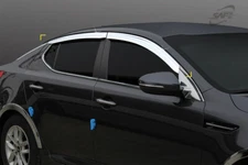 Chrome Window Visor Sun Rain Vent Guard 4p for 2011 12 13 14 2015 Kia Optima