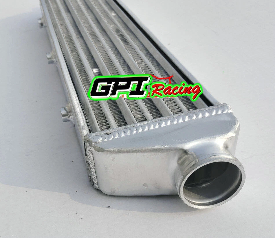 27 дюймов x 5,5 дюйма x 2 дюйма FMIC универсальный алюминиевый турбоинтеркулер 2,25 дюйма вход/выход 57 мм - Изображение 4 из 4