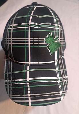 Moosehead Beer Hat Canadian Lager Karbon Plaid SnapBack Cap 
