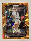 2022 Panini Prizm Football Orange Ice Trey Lance #263