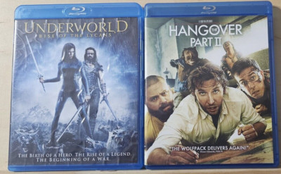 2 Pack Blu-Ray (Blu-Ray + DVD) Movies Hangover Part II/Rise Of The Lycans