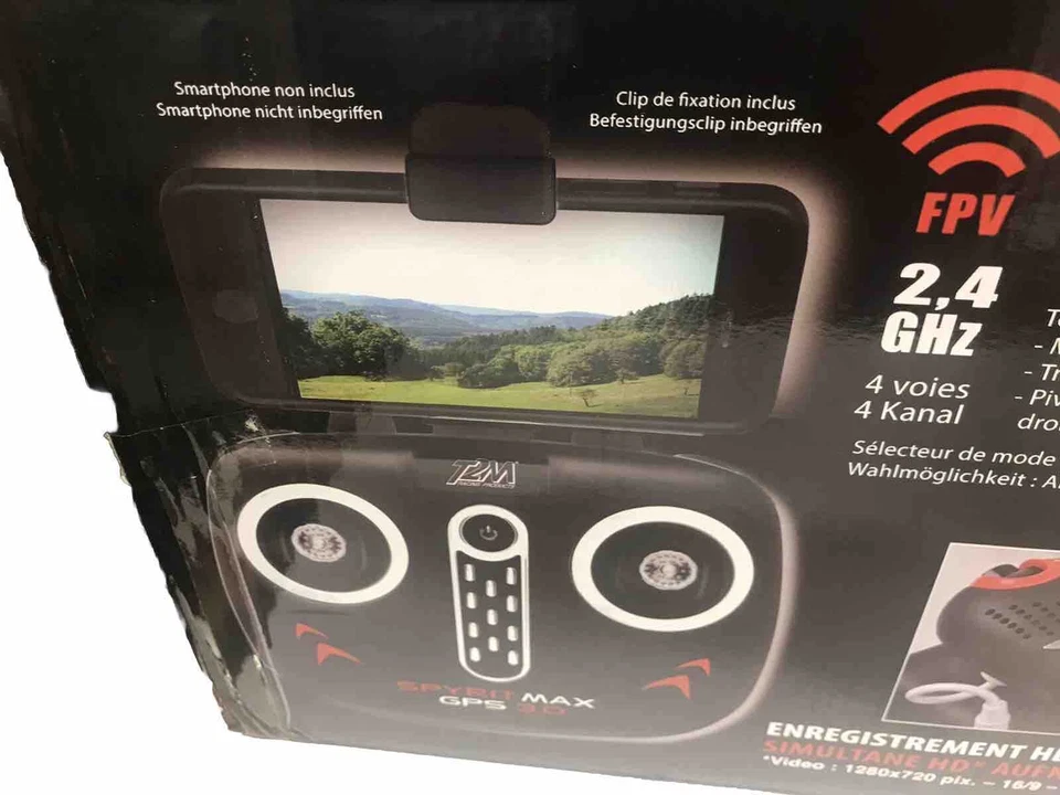 quadrocopter mit kamera gps, Spyrit Max 60 cm - Bild 3 von 4