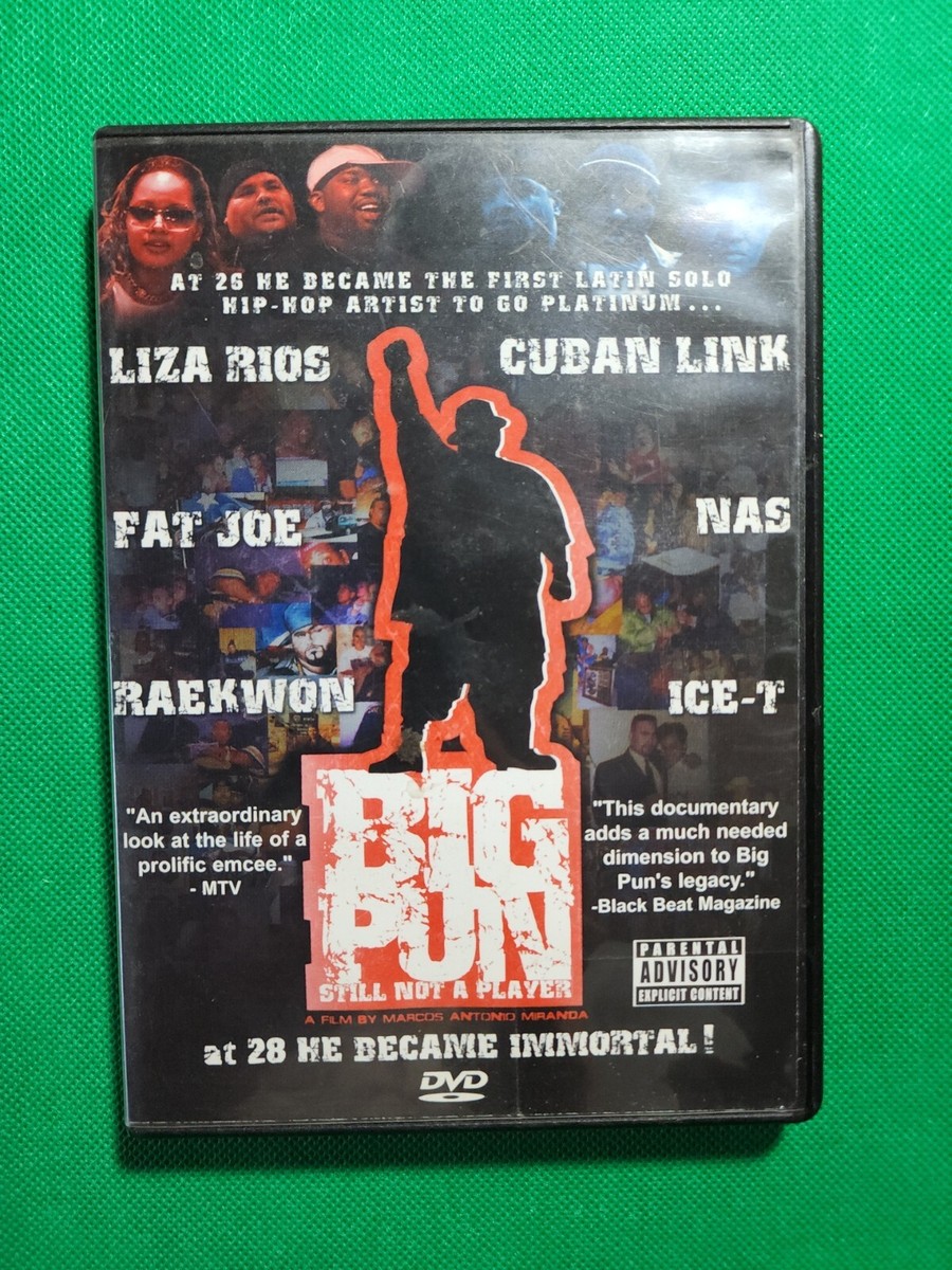 Big Pun: Still Not a Player [PA] DVD (2002, Ground Zero