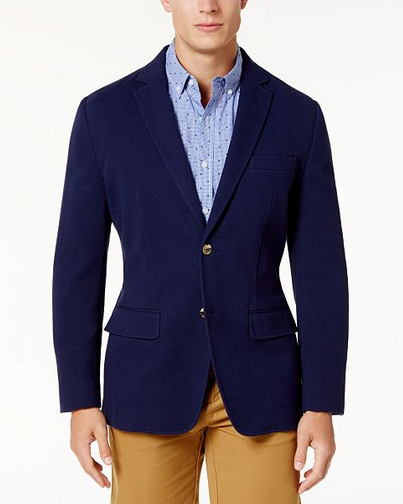 navy casual jacket