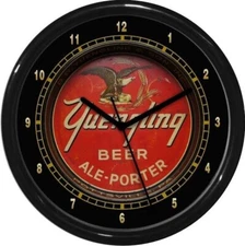 Vintage Yuengling Beer Wall Clock Man Cave Den Rec Room Bar Ale 0724
