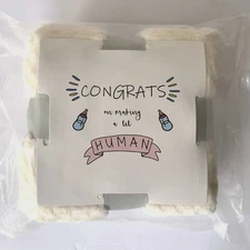 Super Soft Baby Blanket Congrats On Making A Lil Human Baby Shower Gift iAOVUEBY