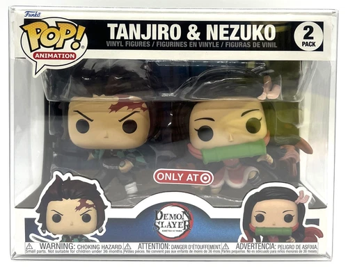 Funko Pop! Demon Slayer Tanjiro & Nezuko 2 Pack Target Exclusive