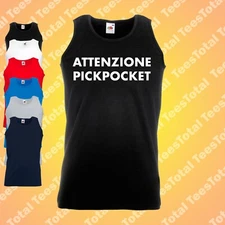 Attenzione Pickpocket VEST | Funny | Italian | Meme | Pick Pockets |