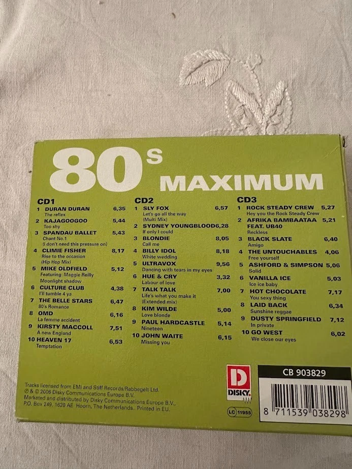 3 CD Box 80s Maximum 12 inches Mixes Long Versions The Ultimate Collection - Bild 2 von 4