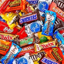 Halloween Mixed Fun Size Candy Bars great for parties, pinatas, holidays ETC!!