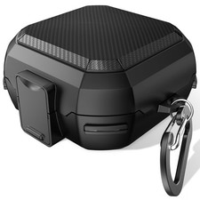 Hard Shell Carbon Fiber Case for Wireless Earbuds