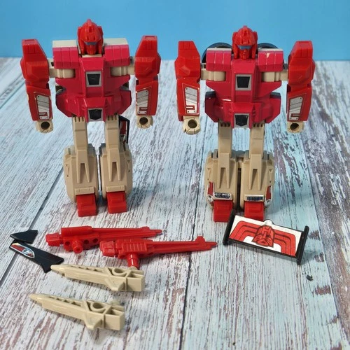 Transformers G1 VTG 1987 Autobot Clones Fastlane & Cloudraker Figures  Read Belo