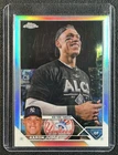 AARON JUDGE 2023 TOPPS CHROME #62 SP IMAGE VAR REFRACTOR YANKEES