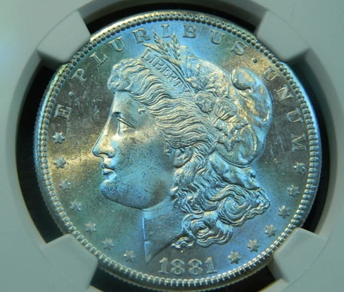 1881 S Morgan Silver Dollar NGC MS65 (Lot #21-14)