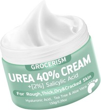 Urea Foot Cream 40 Percent Plus 2% Salicylic Acid 5.29 oz || Urea Cream for Fee