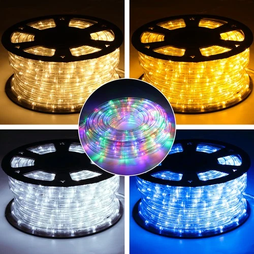 Lichtschlauch Wasserdicht LED Lichterkette Garten Außen/Innen Schlauch 10m-50m