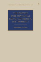 Jonathan Fitchen | The Private International Law Of Authentic Instruments | Buch