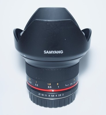 [Almost Mint] Samyang(Rokinon) 12mm f/2.0 NCS CS Samsung NX Mount With UV Filter